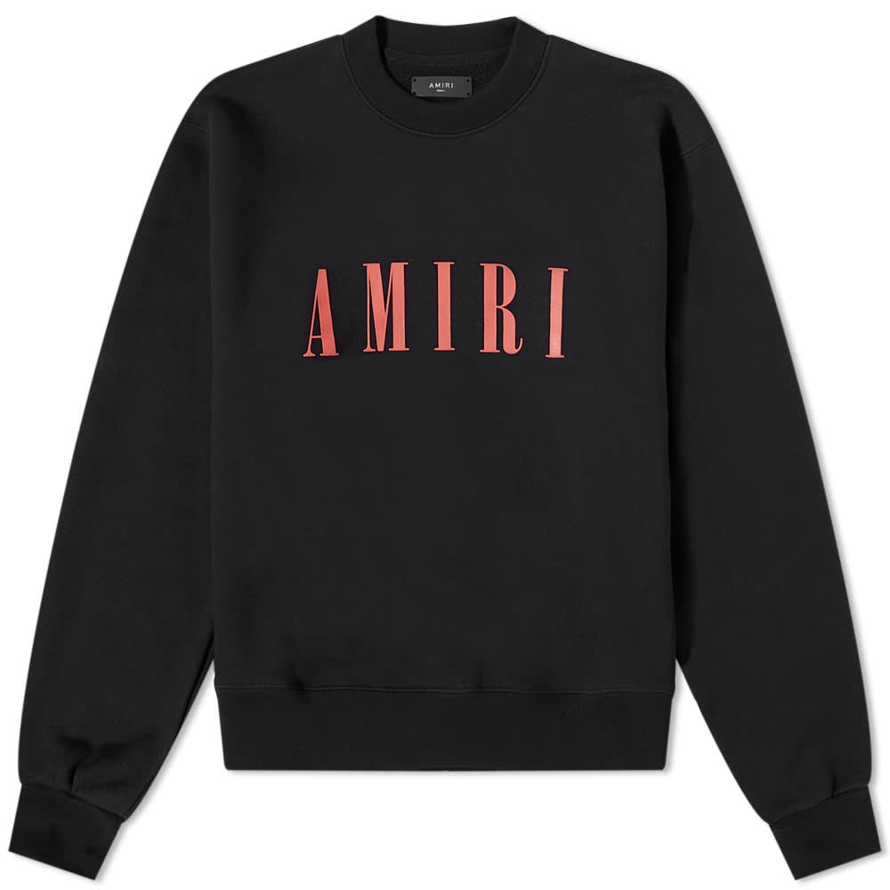 AMIRI Core Logo Crew Sweat Black & Red | END. (JP)