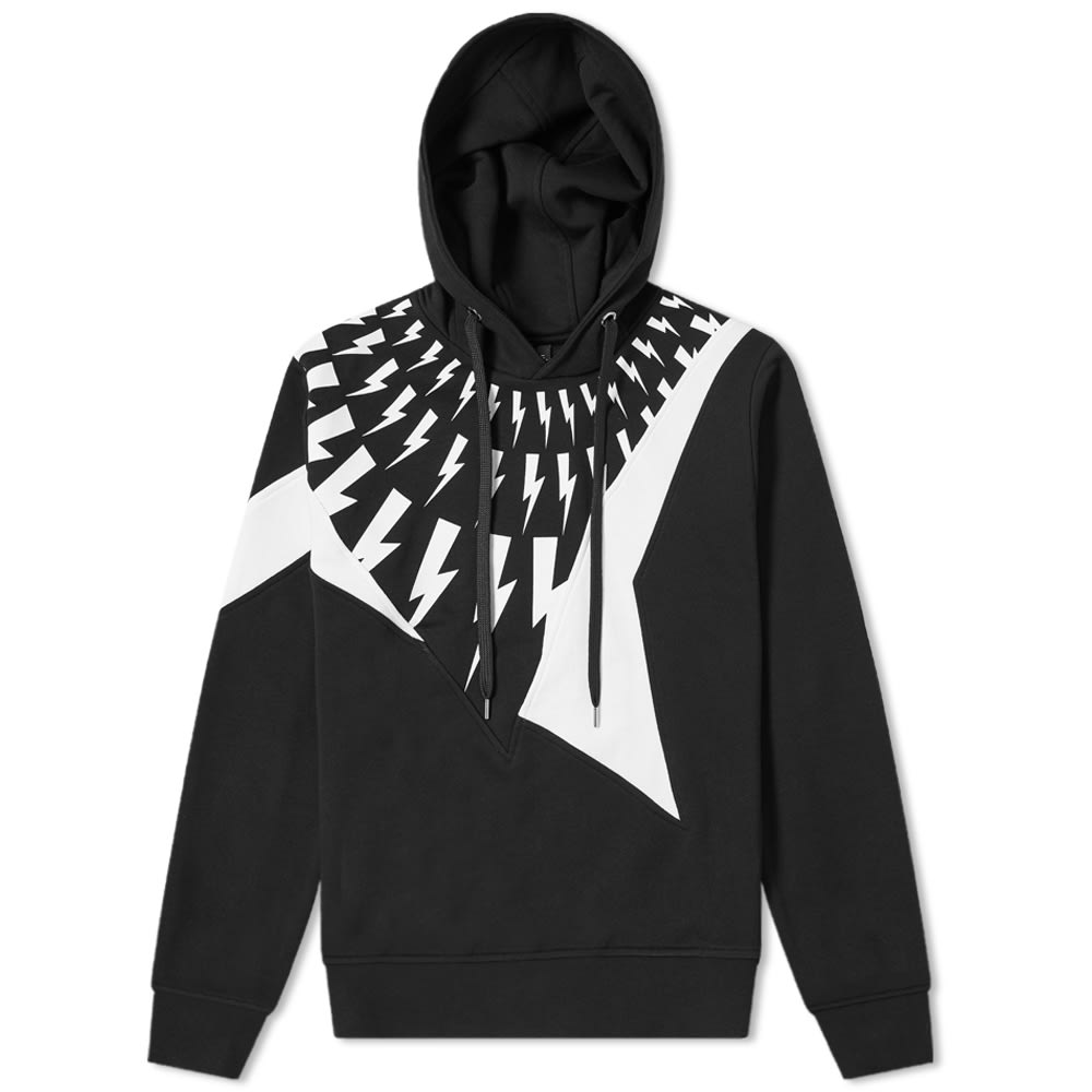 neil barrett lightning bolt hoodie