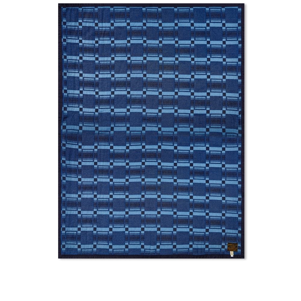 RRL CAMP BLANKET インド製コットン100%レアアイテム極美品 RRL Ralph Lauren Camp Blanket Cotton Jacquard Geometric