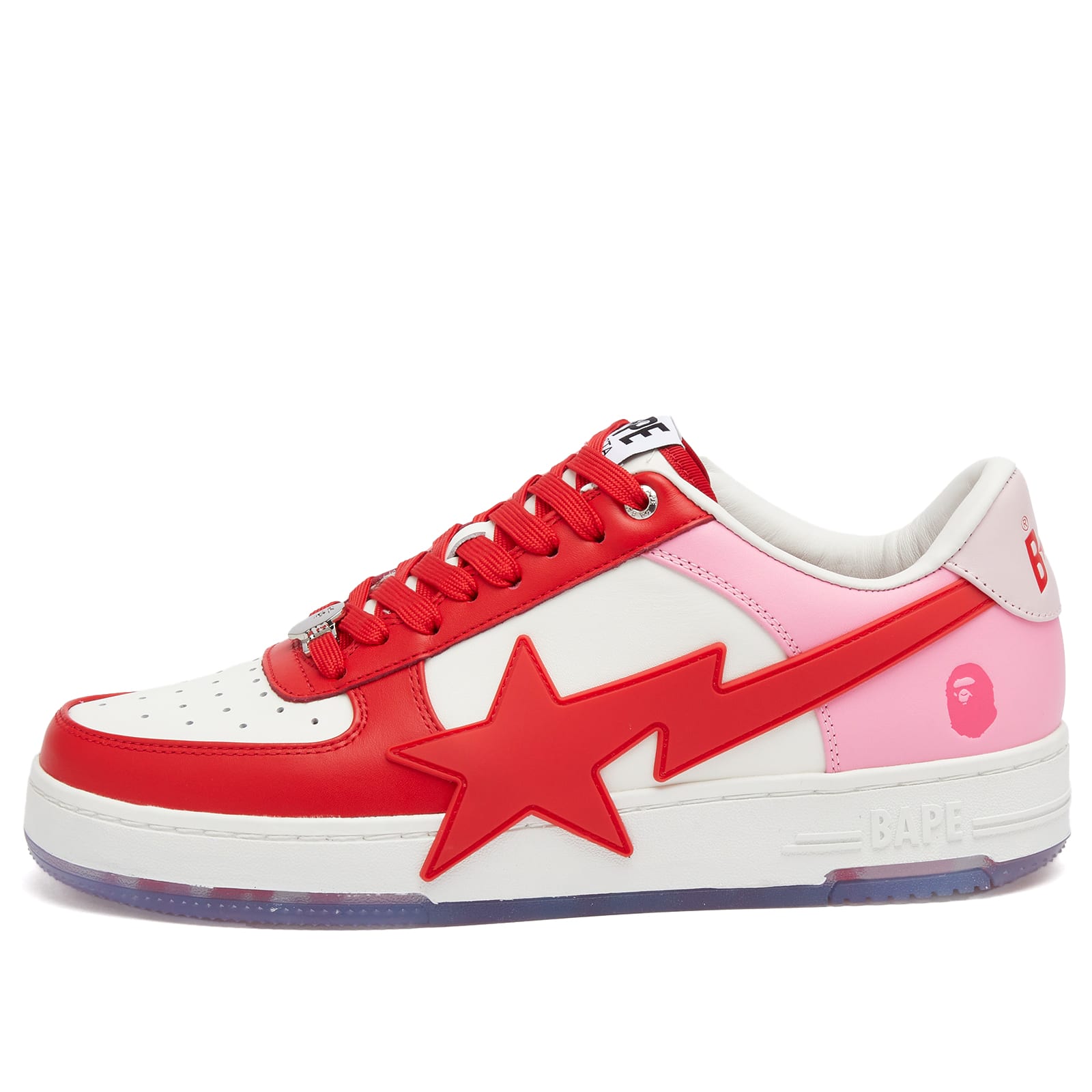 A Bathing Ape Men's Bape Sta OS Sneaker Pink - 001FWK801309M-PNK
