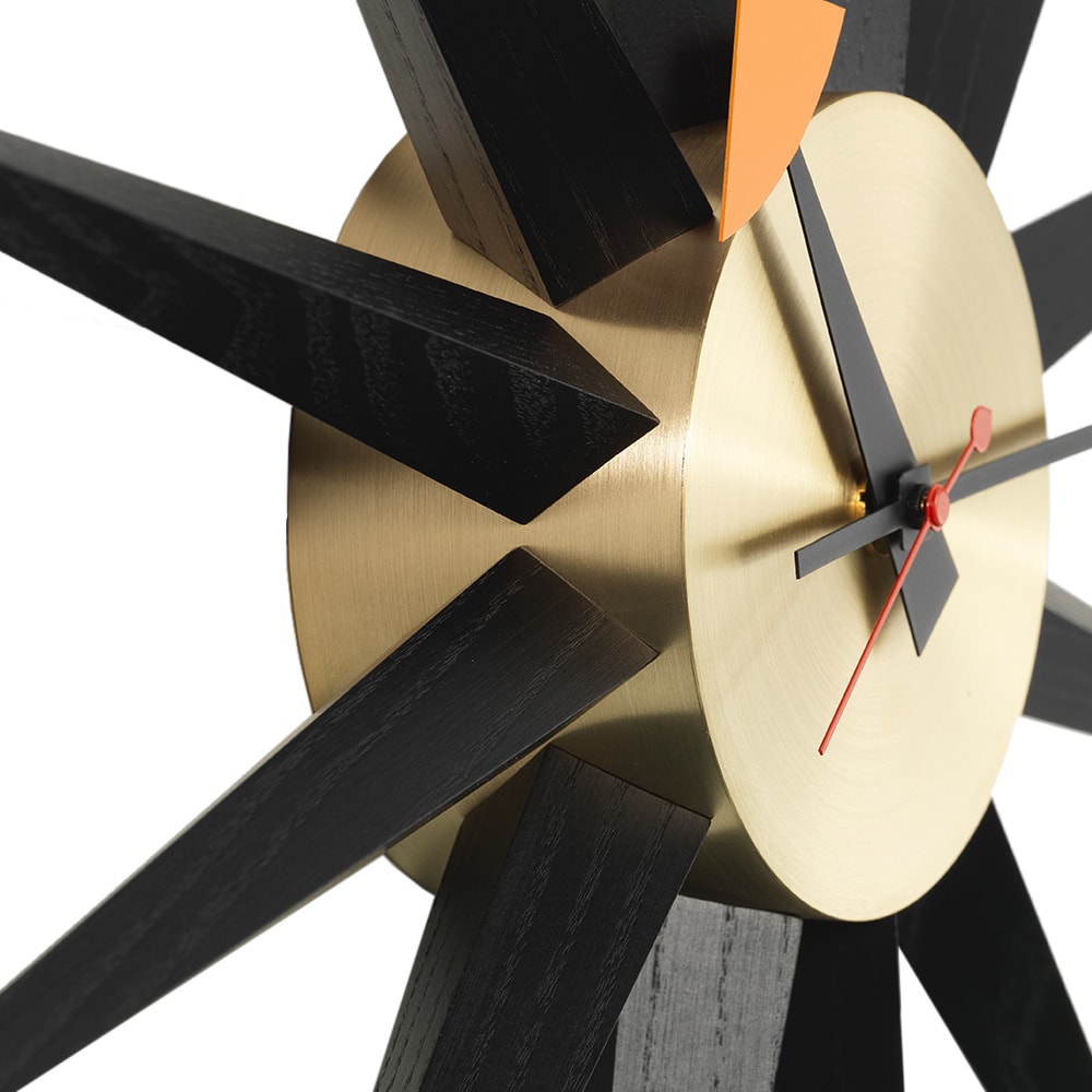 Vitra Nelson Sunburst Wall Clock Brass END. (AU)