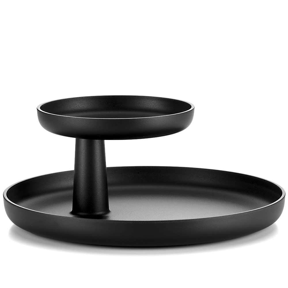 Vitra Jasper Morrison 2014 Rotary Tray Deep Black END.