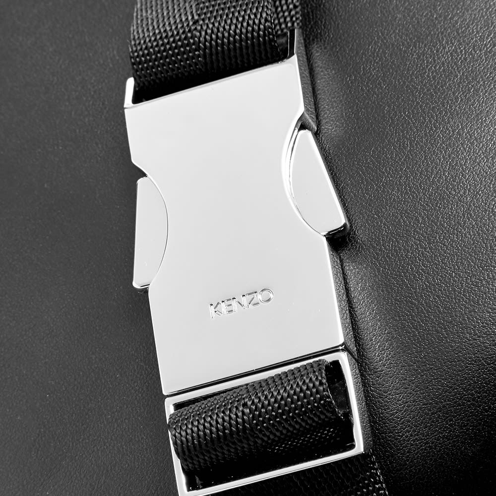 Kenzo Leather Logo Waist Bag Black END. (US)