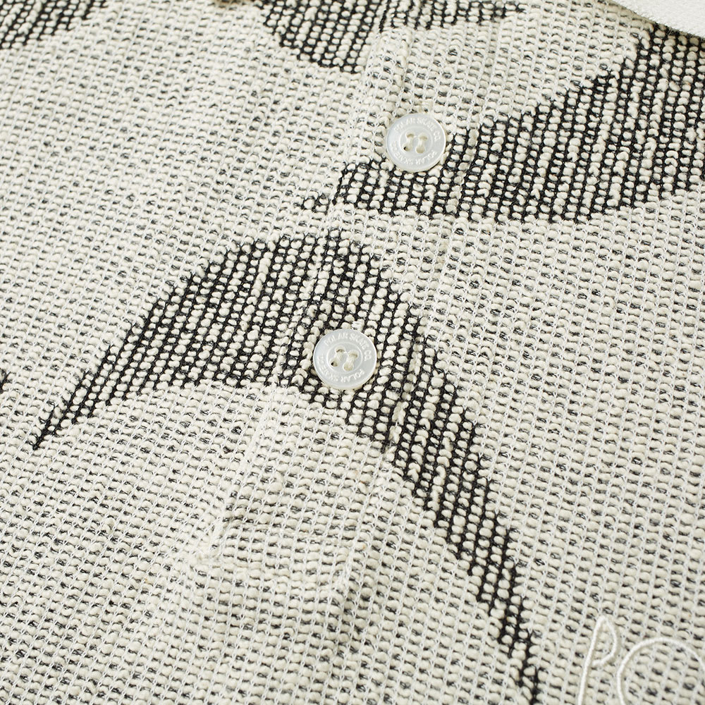 polar patterned polo shirt