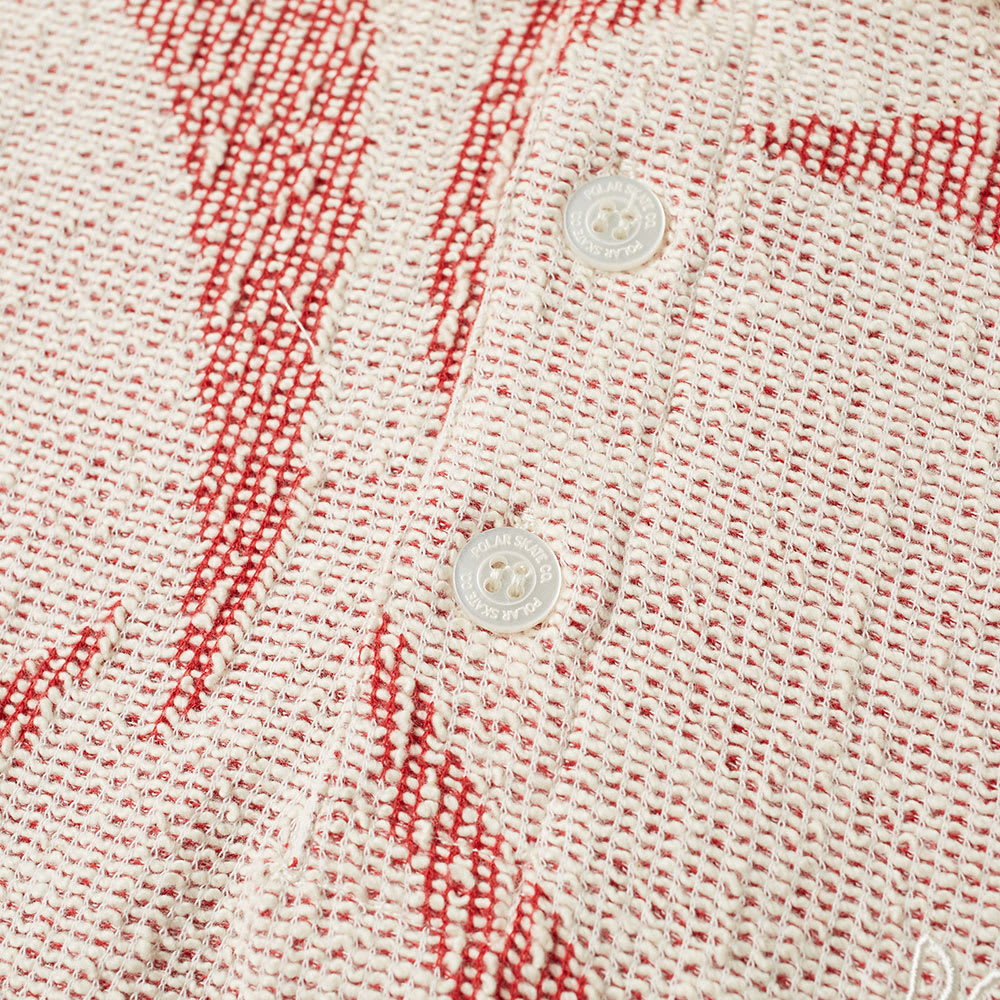 polar patterned polo shirt