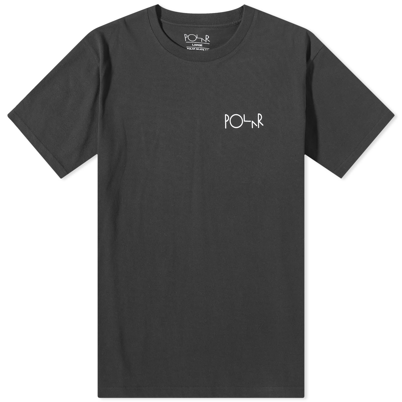 Polar Skate Co. Stroke Logo T-Shirt Black | END. (US)