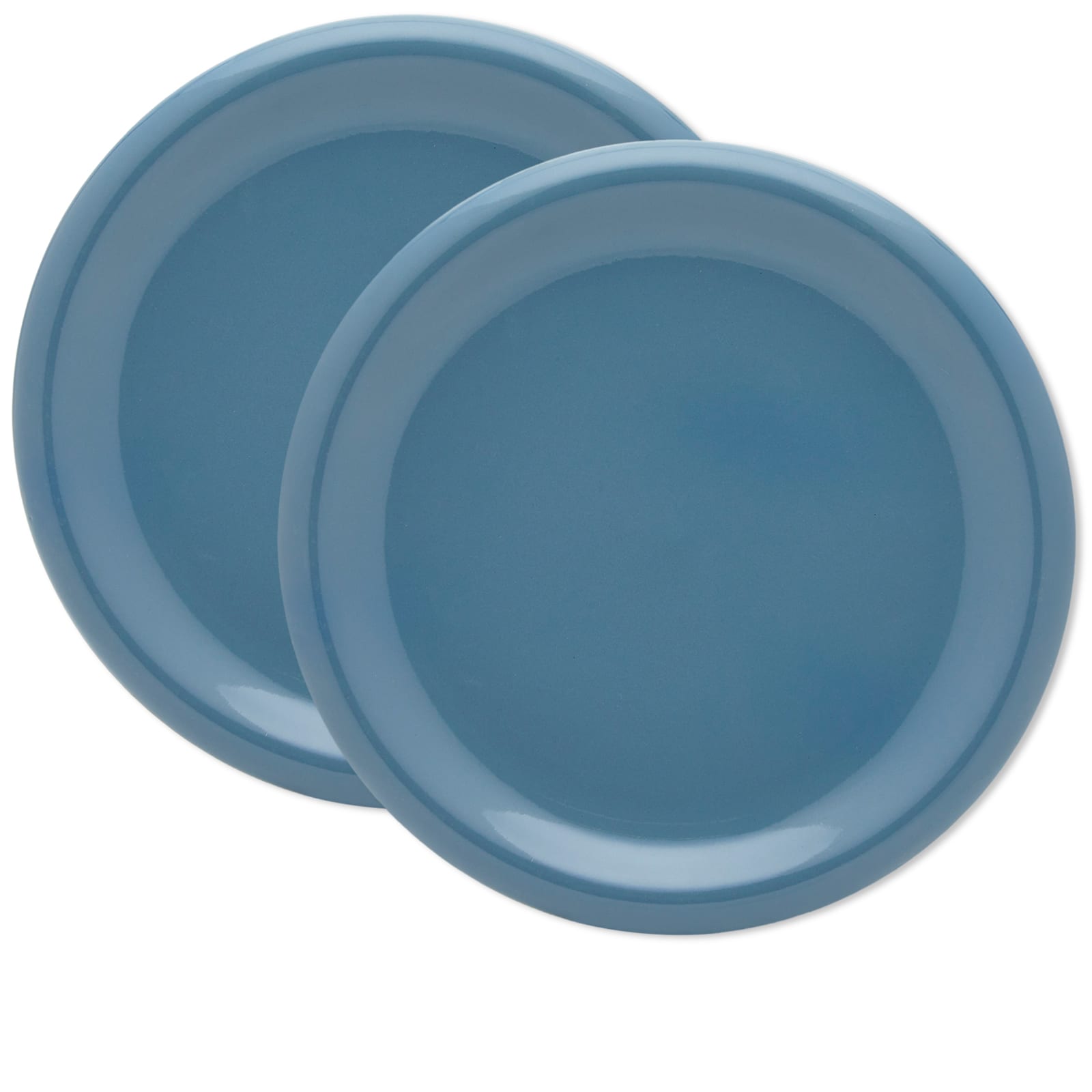 Hay Unisex Dark Blue Barro Dinner Plate - Set Of 2