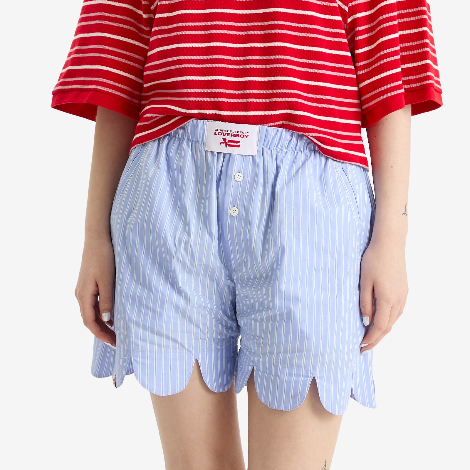 スカラップボクサーショーツ | CHARLES JEFFREY LOVERBOY | FETCHING