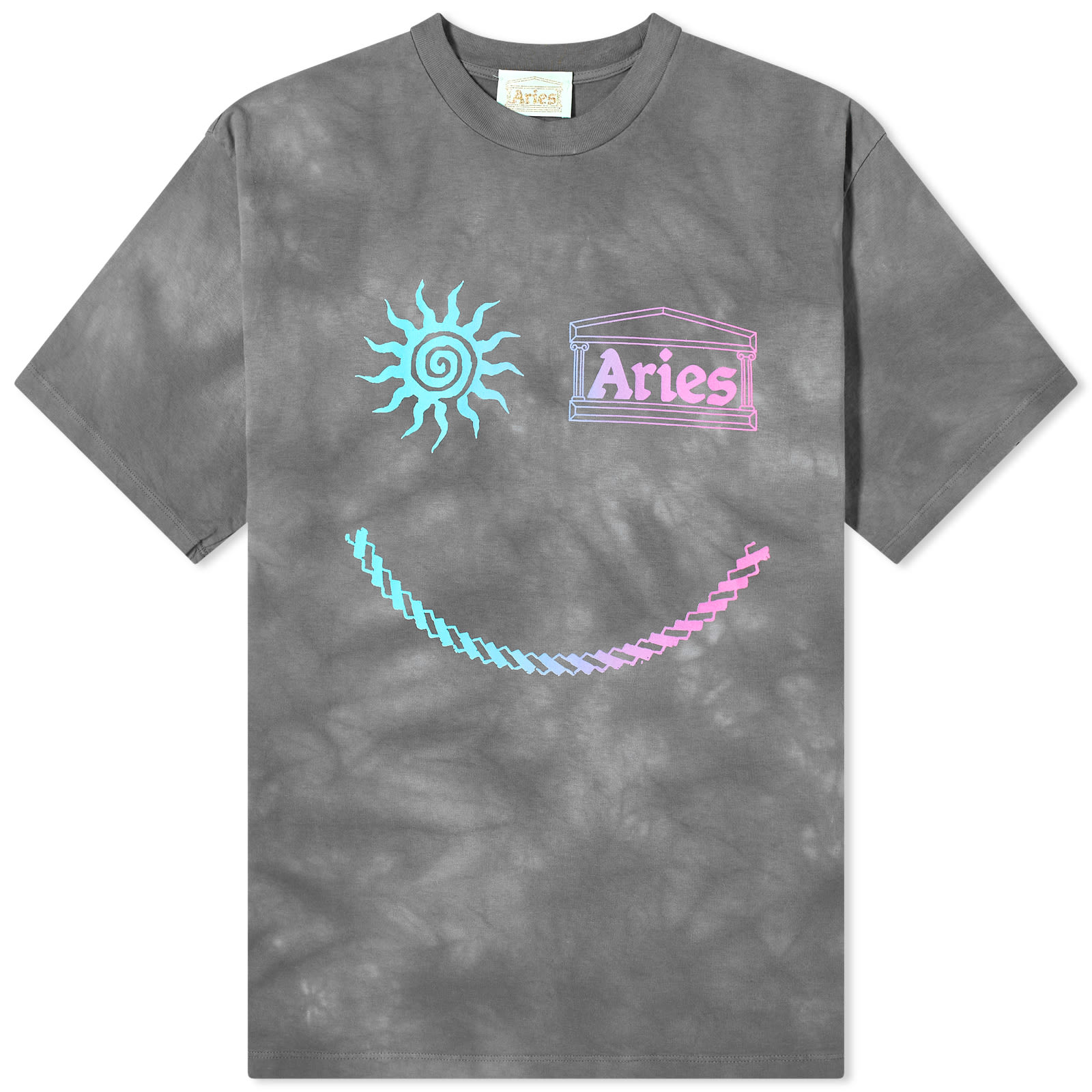 Aries Grunge Happy Dude T-Shirt Grey | END. (US)