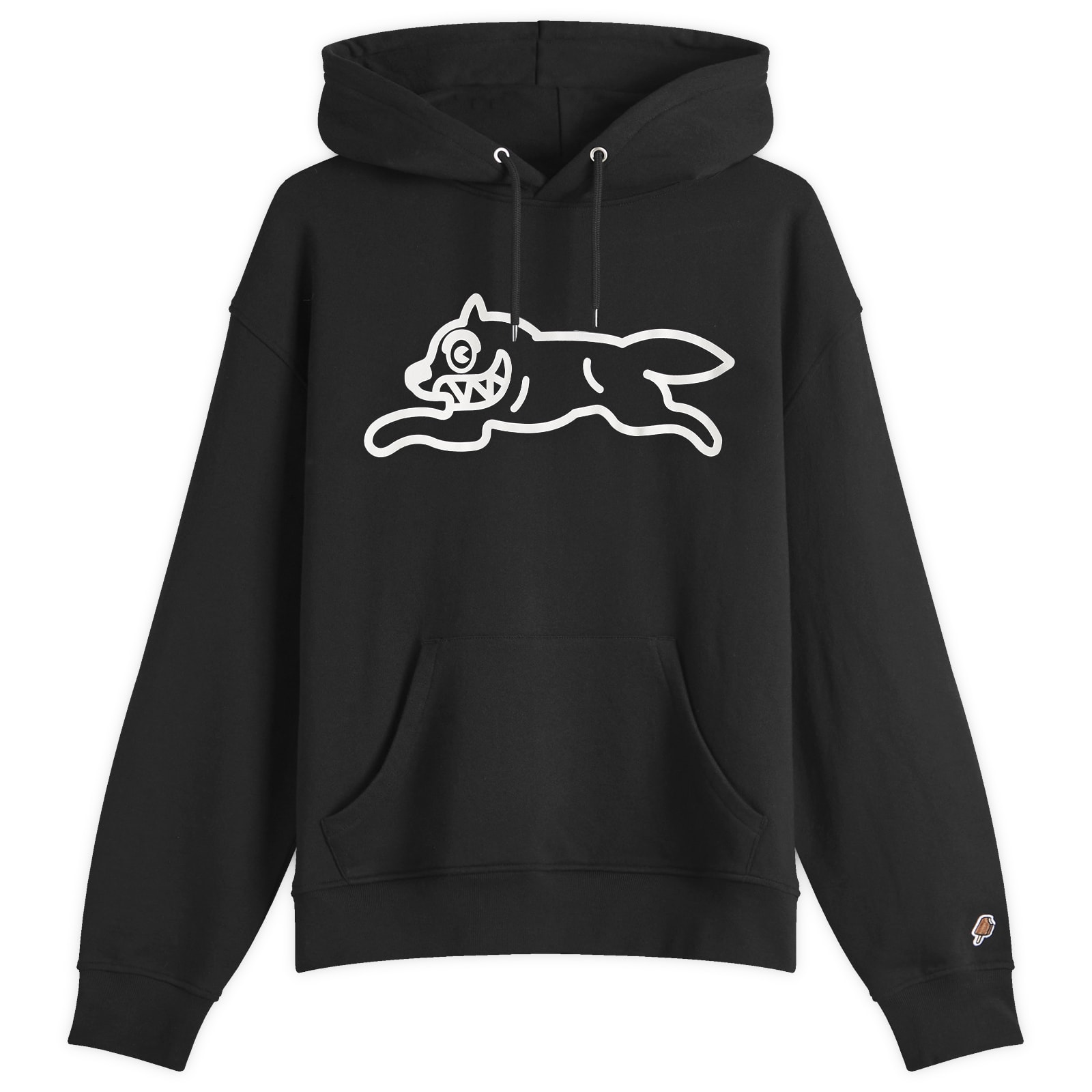 【関税込み】ICECREAM ブラック Running Dog Popover フーディ ICECREAM Running Dog Popover Hoodie Black | END. (US)