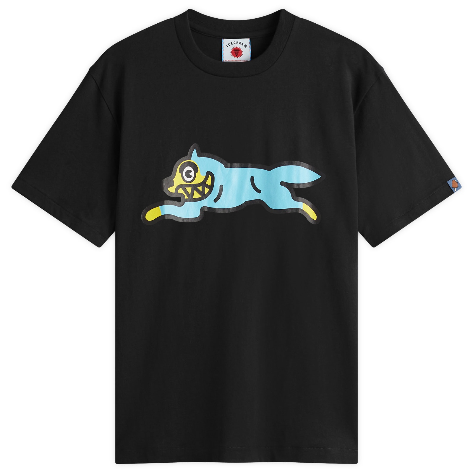 Icecream Men's Black Running Dog T-Shirt