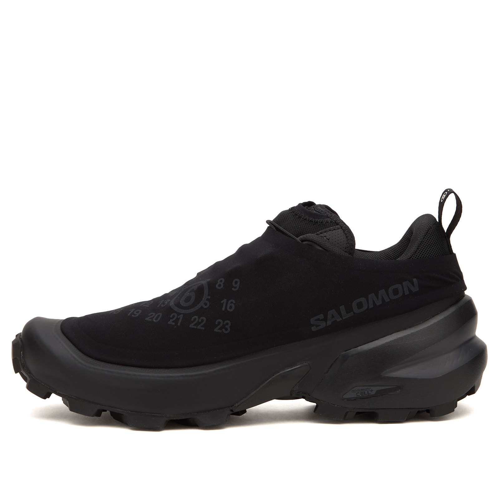 MM6 Maison Margiela Women's x Salomon Sneaker in Black/Asphalt, Size UK 5
