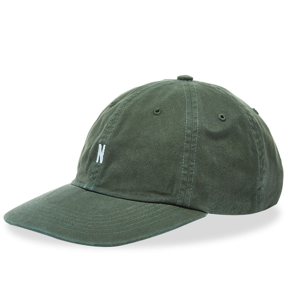 Norse Projects Light Twill Sports Cap Bottle Green | END.