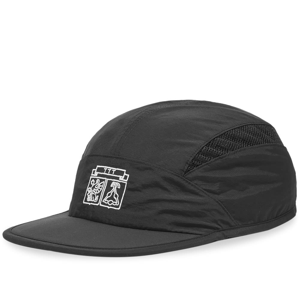 The Trilogy Tapes Shield Running Cap Black | END. (US)