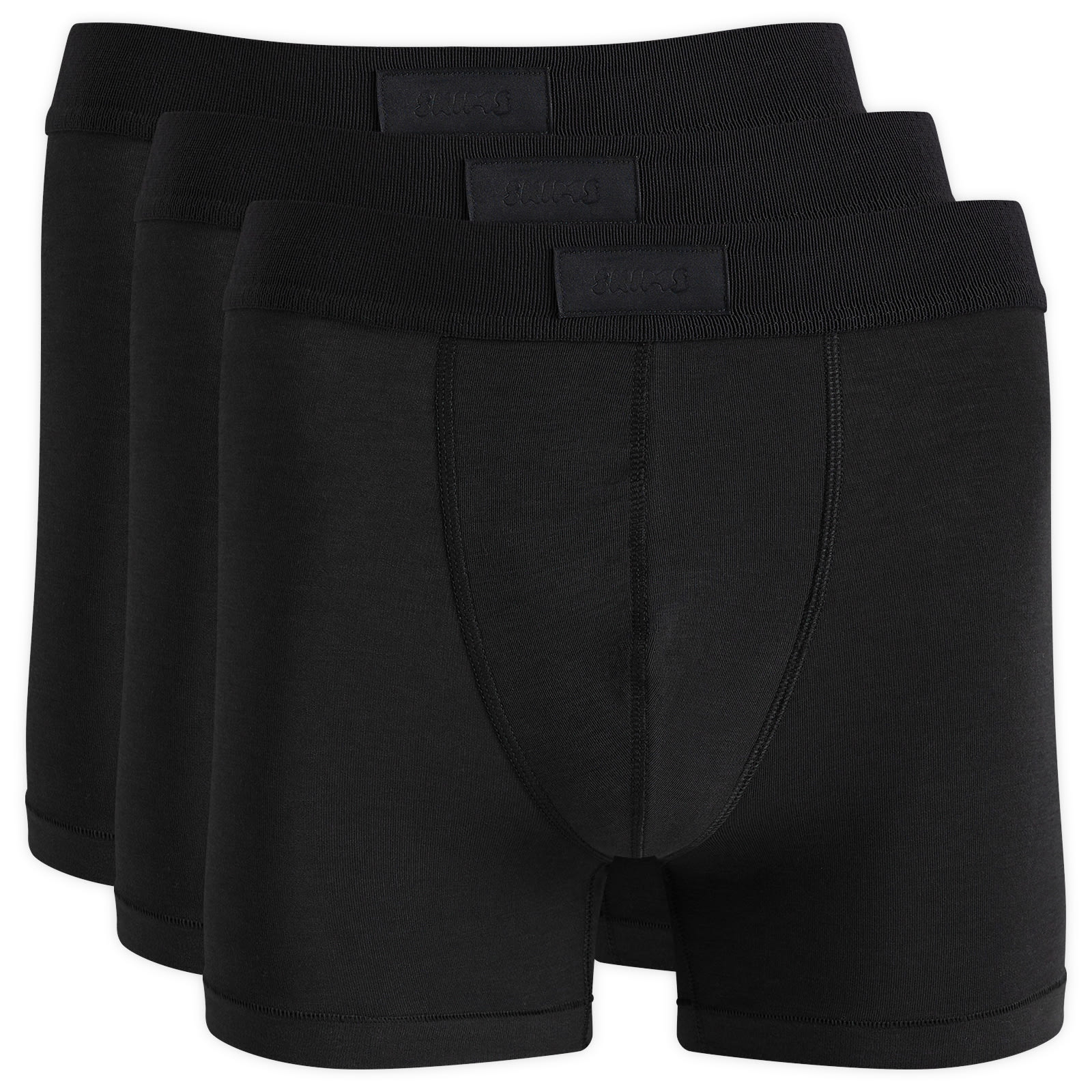 Skims Men's Onyx Cotton Boxer Brief 3" - 3-Pack