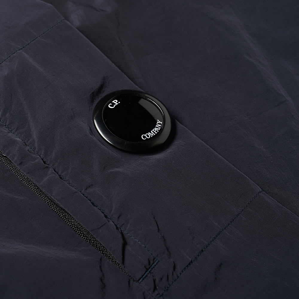 C.P. Company Arm Lens Chrome Nylon Shirt Jacket Navy END.