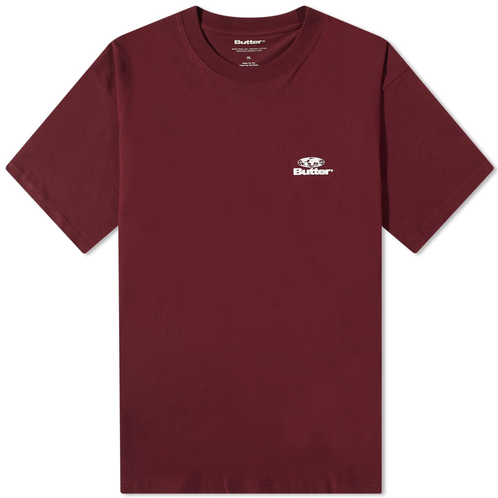 【BUTTER GOODS】 Organic Tee - Chestnut Butter Goods Organic T-Shirt Plum | END. (US)