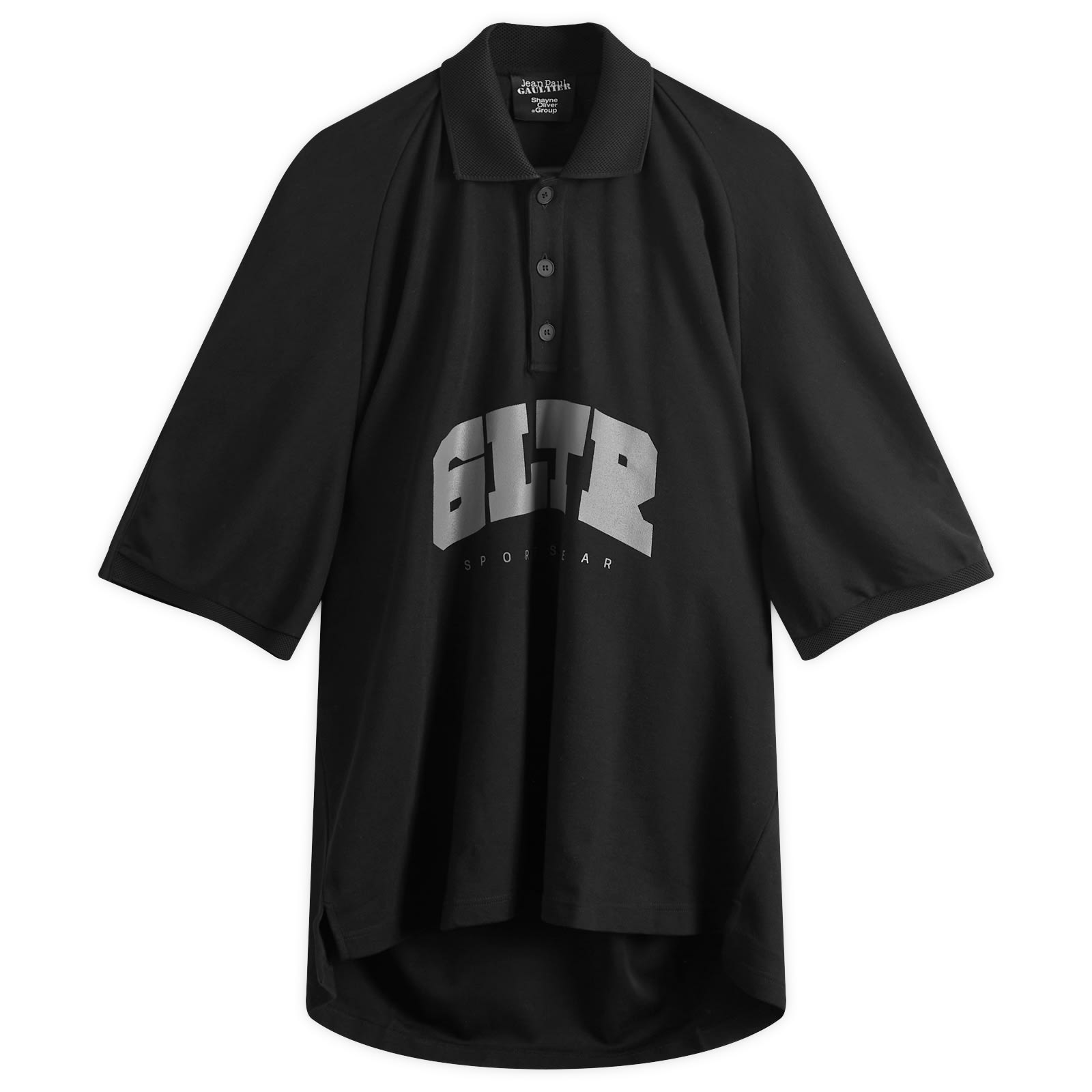 Jean Paul Gaultier Graphic Polo Black END.