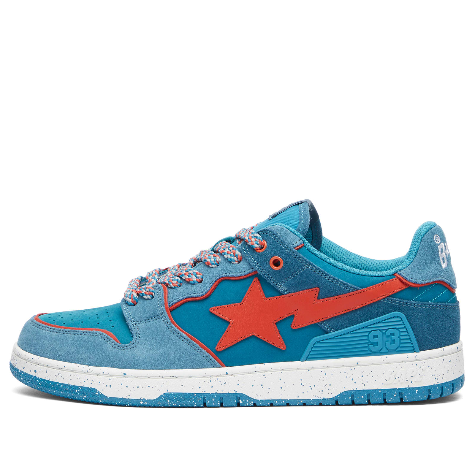 A Bathing Ape Men's SK8 Sta Sneaker Blue - 001FWK301326M-BLU