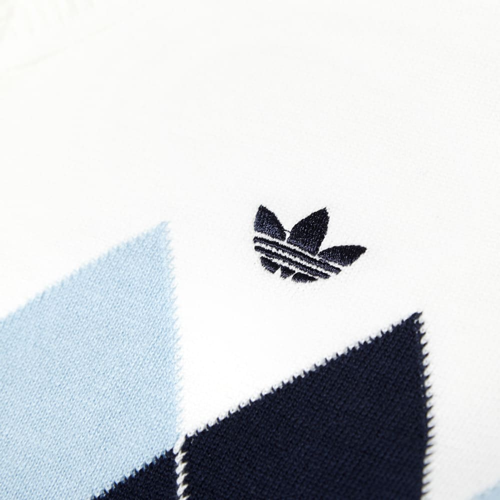adidas argyle v neck