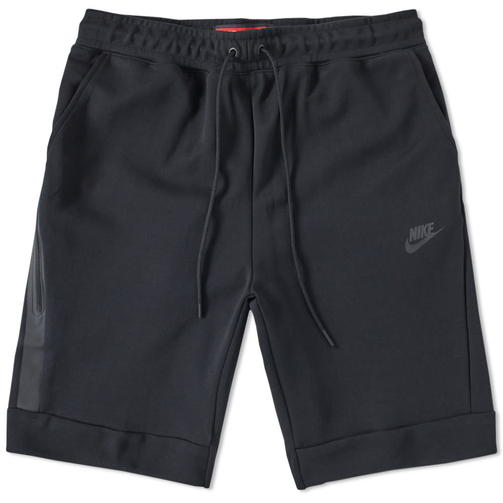 nike tech black shorts