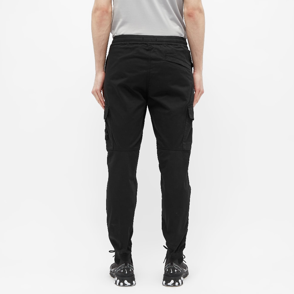 stone island elasticated waist cargo pant