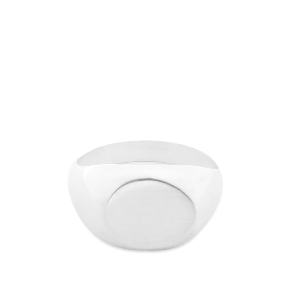 Jil Sander Chevalier Ring Silver END SG 