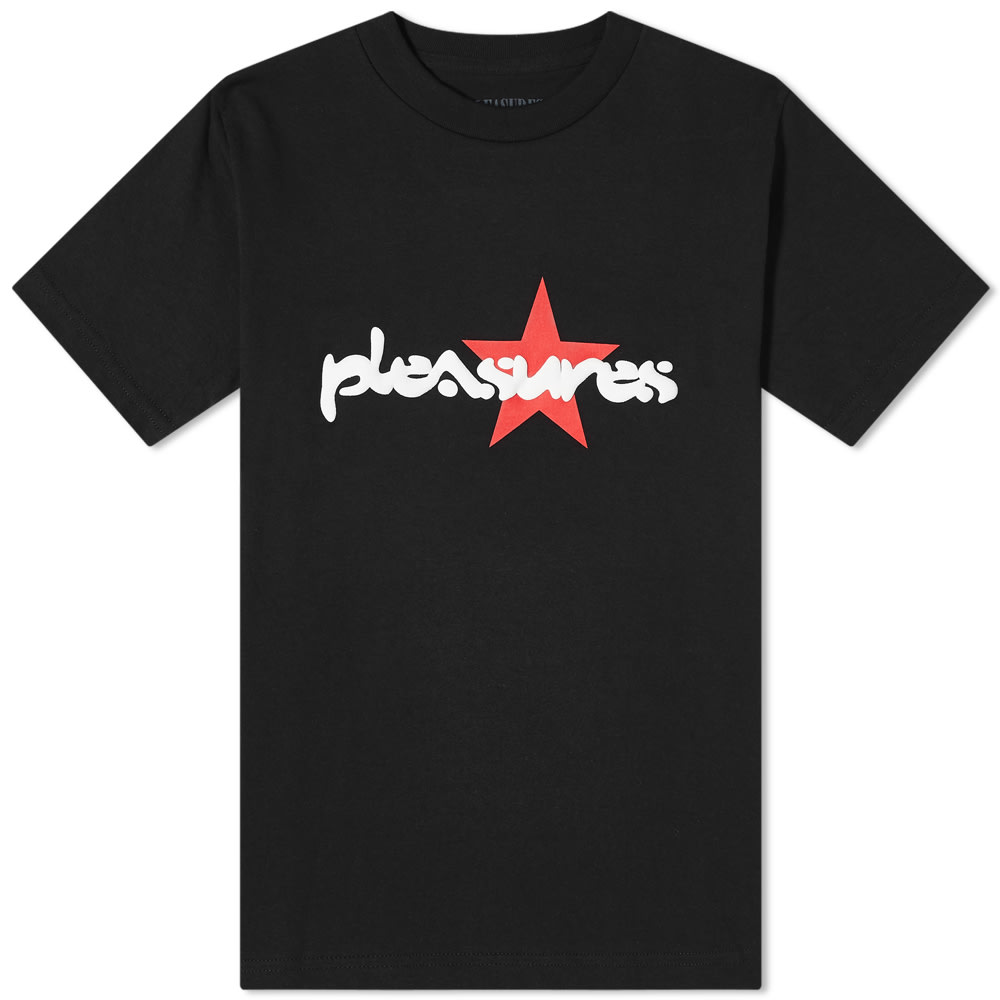 【PLEASURES】 JELLY T-SHIRT Black PLEASURES Vibration T-Shirt Black | END. (GB)