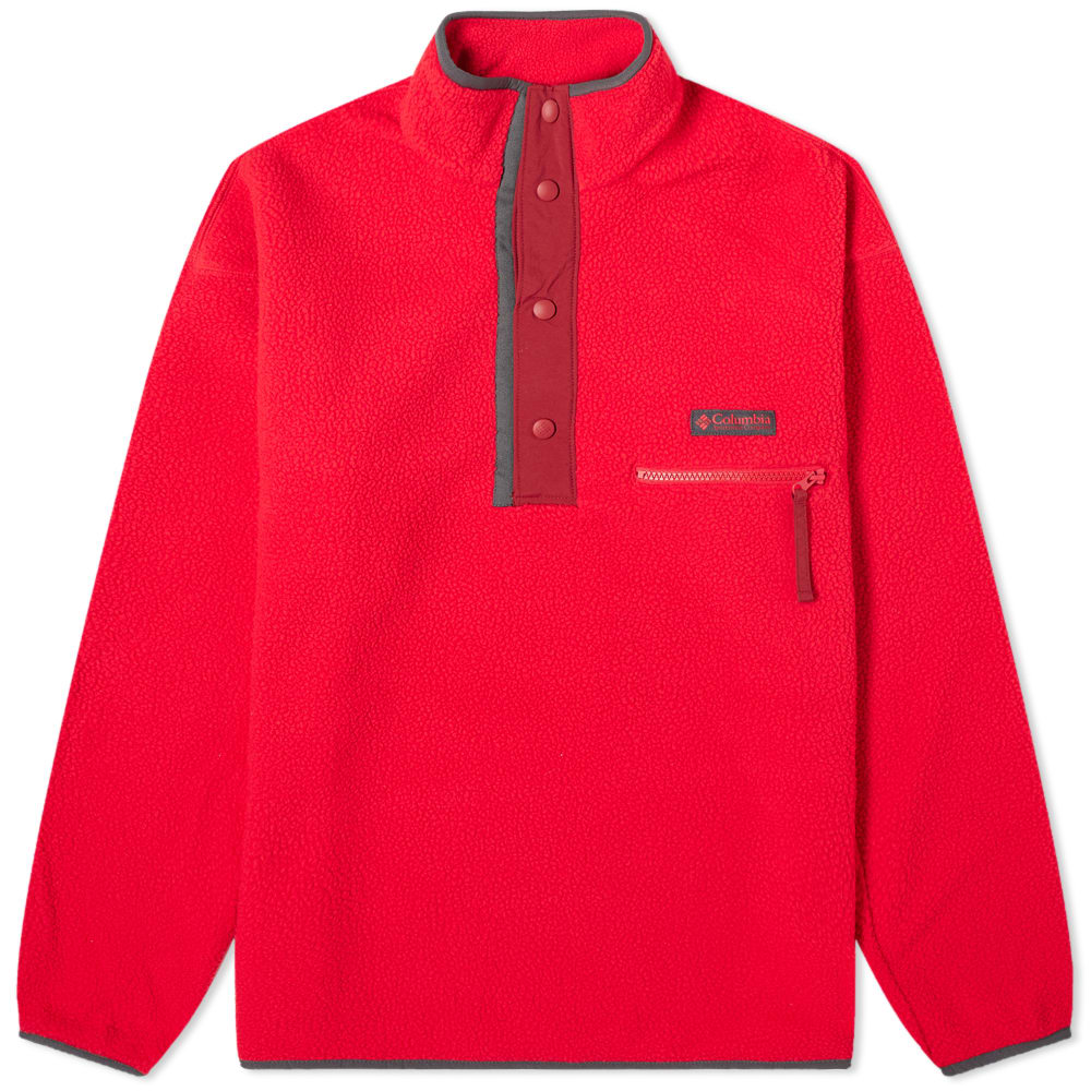 Columbia Helvetia Half Snap Fleece Mountain Red & Red Jasper | END. (AU)