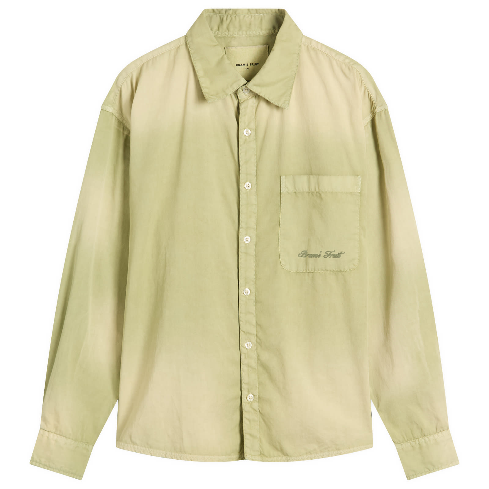 END. x Bram’s Fruit Fruit Dye Shirt Green