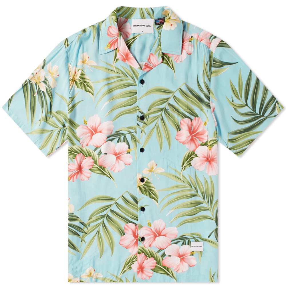 MKI Cherry Blossom Vacation Shirt Aqua | END.