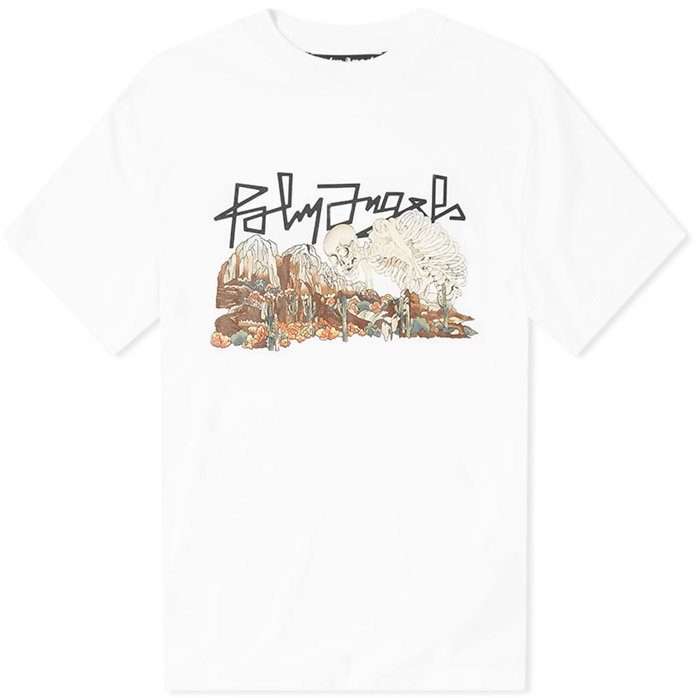 Palm Angels Desert Skull Tee White 