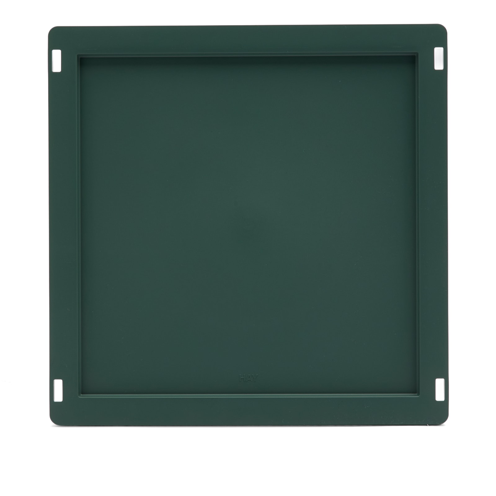 Hay Unisex Dark Green Medium Square/Cube Recycled Colour Crate Lid