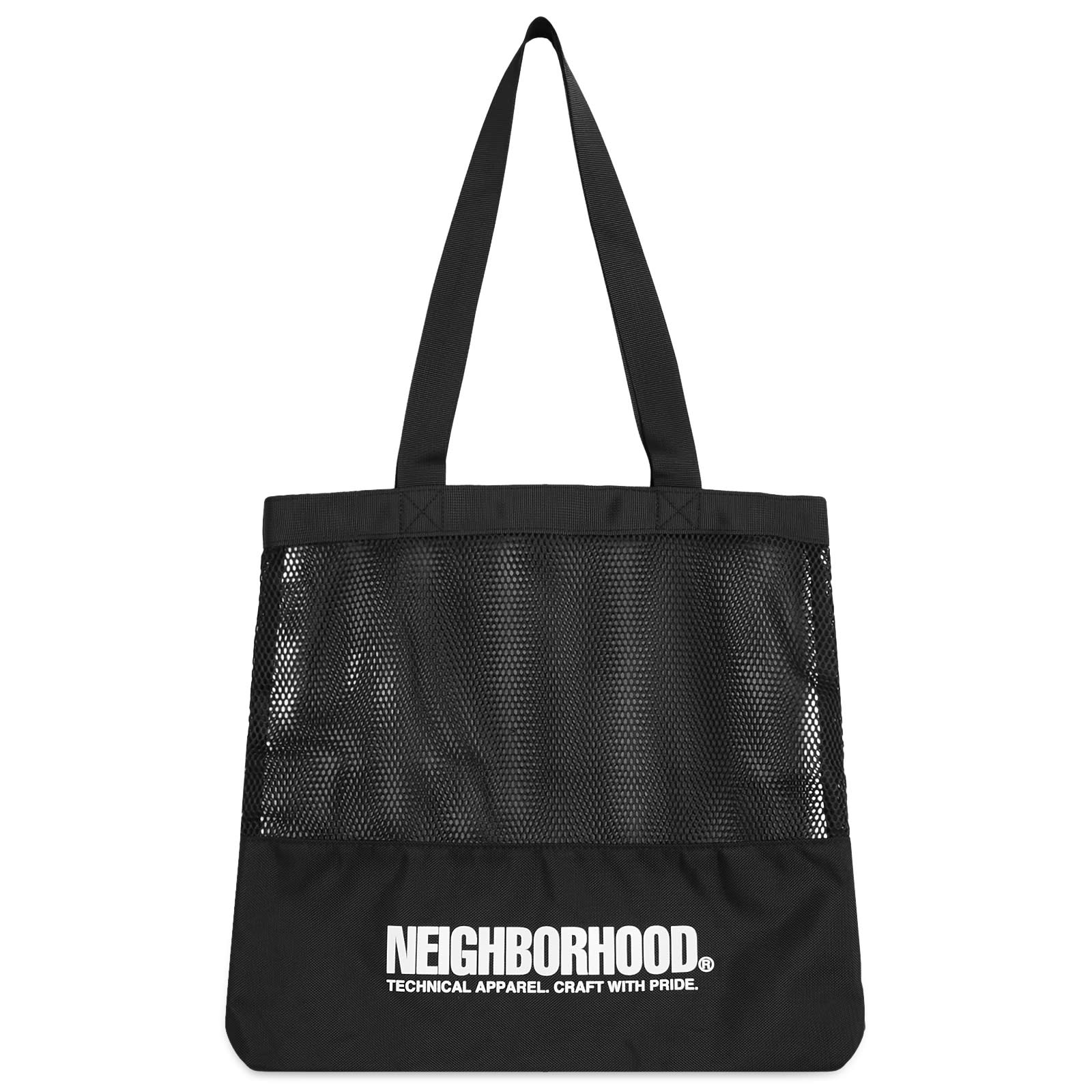 Neighborhood Mesh Tote Bag Black | END. (US)