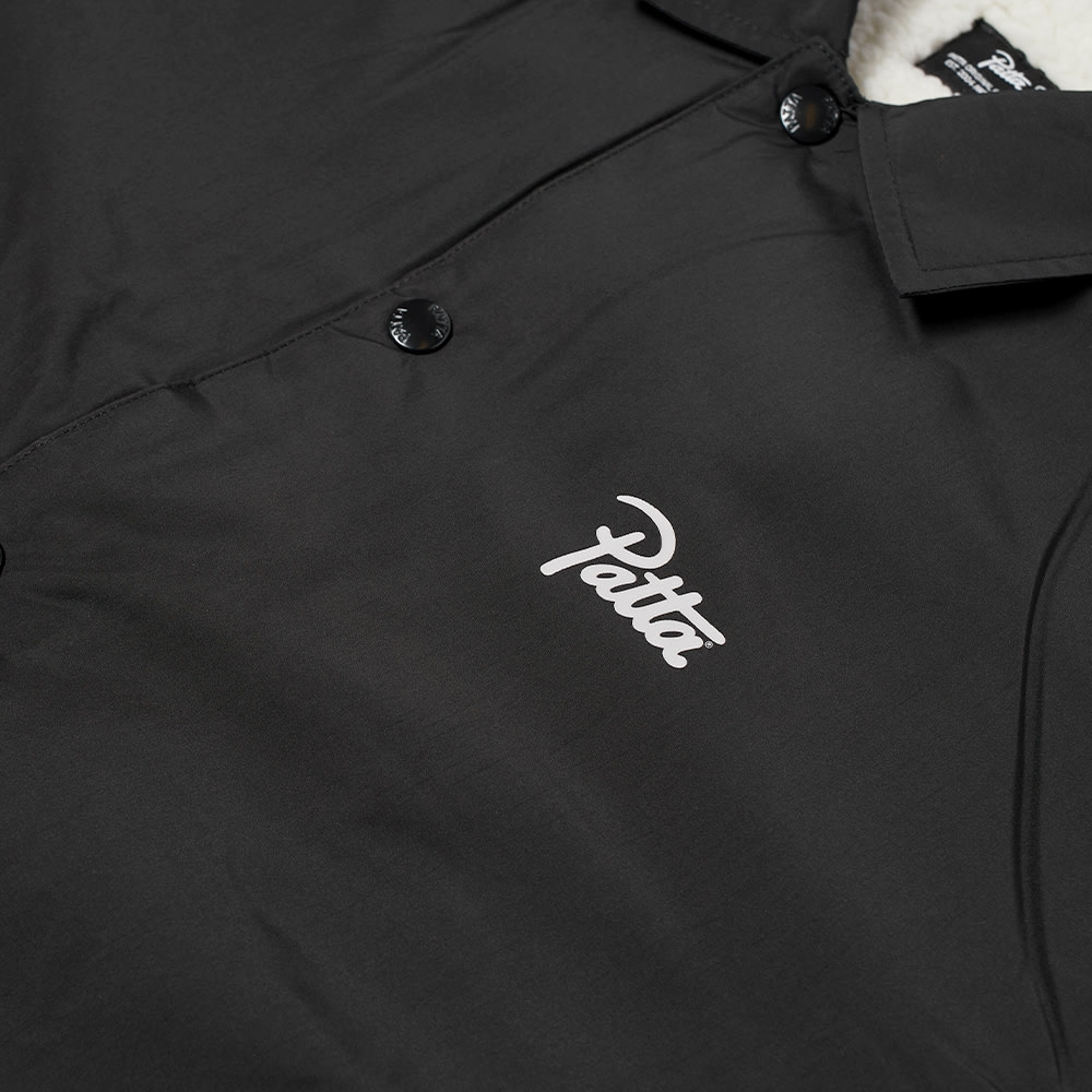 Patta Basic Sherpa Coach Jacket Black | END. (TW)