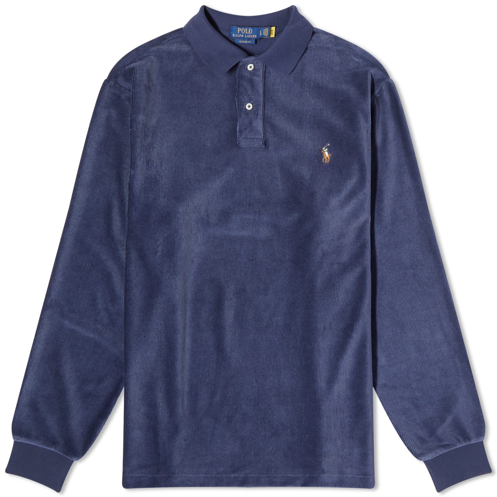 【Polo Ralph Lauren 】ニューポートネイビー Polo Ralph Lauren Long Sleeve Cord Polo Newport Navy | END. (JP)