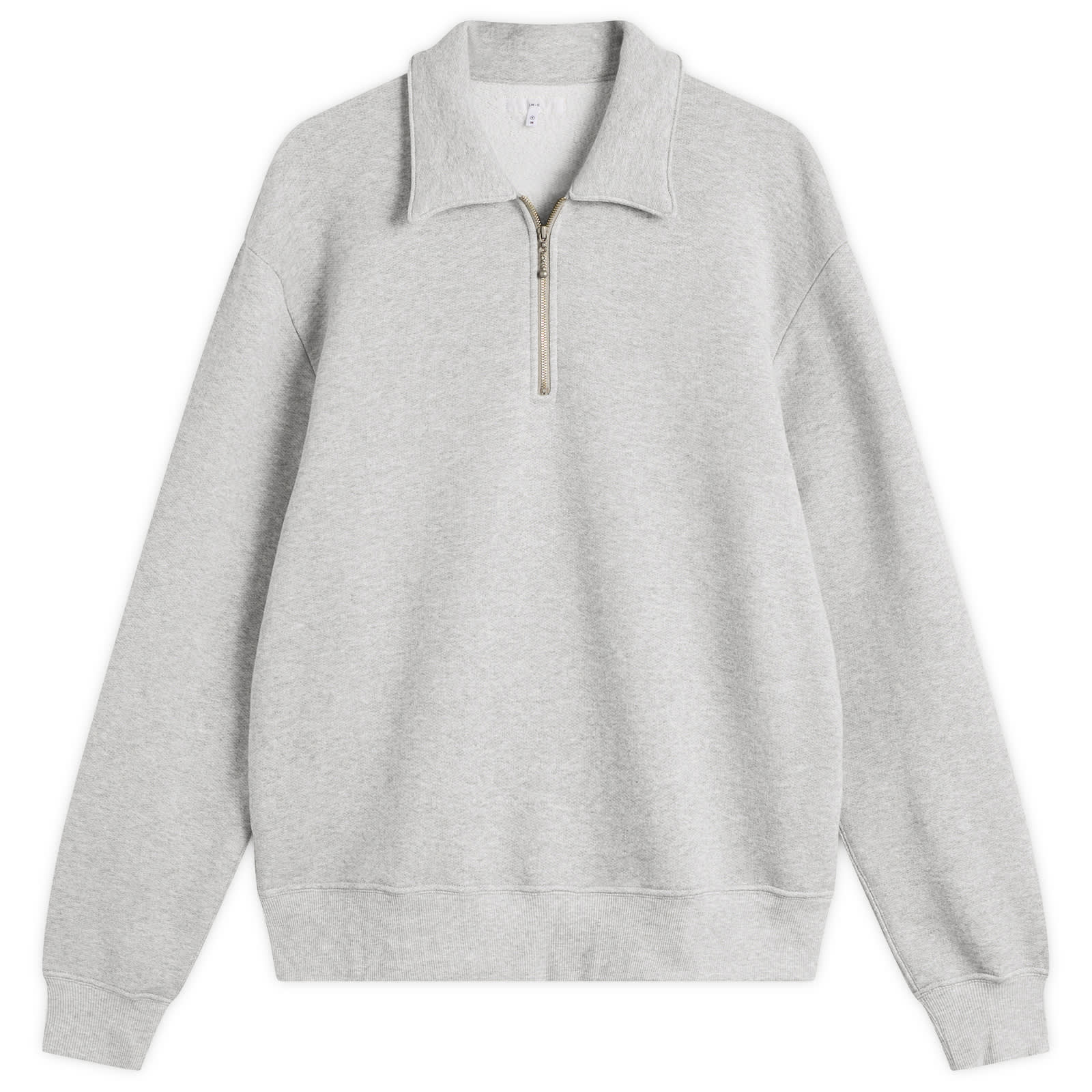 Lady White Co. Men’s Cotton Wool Quarter Zip Sweatshirt Heather Grey