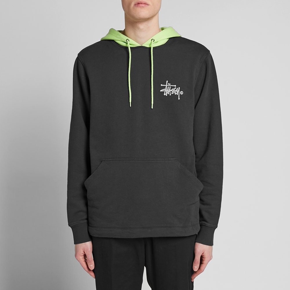 Stussy 2 tone hoodie Clearance