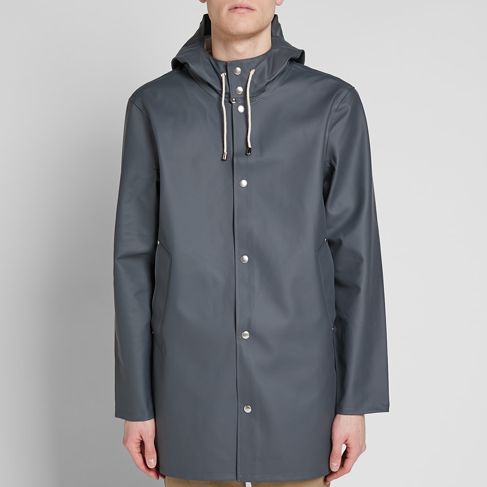 Stutterheim Stockholm Raincoat Charcoal | END. (UK)