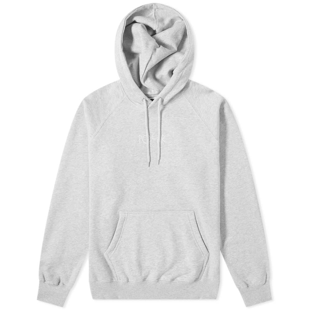 A perfect cosy go-to for your casual wear staples, Polar Skate Co. present the ‘Default’ hoody in a light grey. Cut from a soft fleecy cotton, the relaxed staple is decorated across the chest with contrasting embroidery, whilst raglan sleeves and a drawstring hood offer a cosy finish. 

70% Cotton, 30% Polyester
Fleeceback Jersey
Raglan Sleeves
Drawstring Hood
Embroidered Branding
Kangaroo Pouch Pocket
Ribbed Trims
Made in Portugal