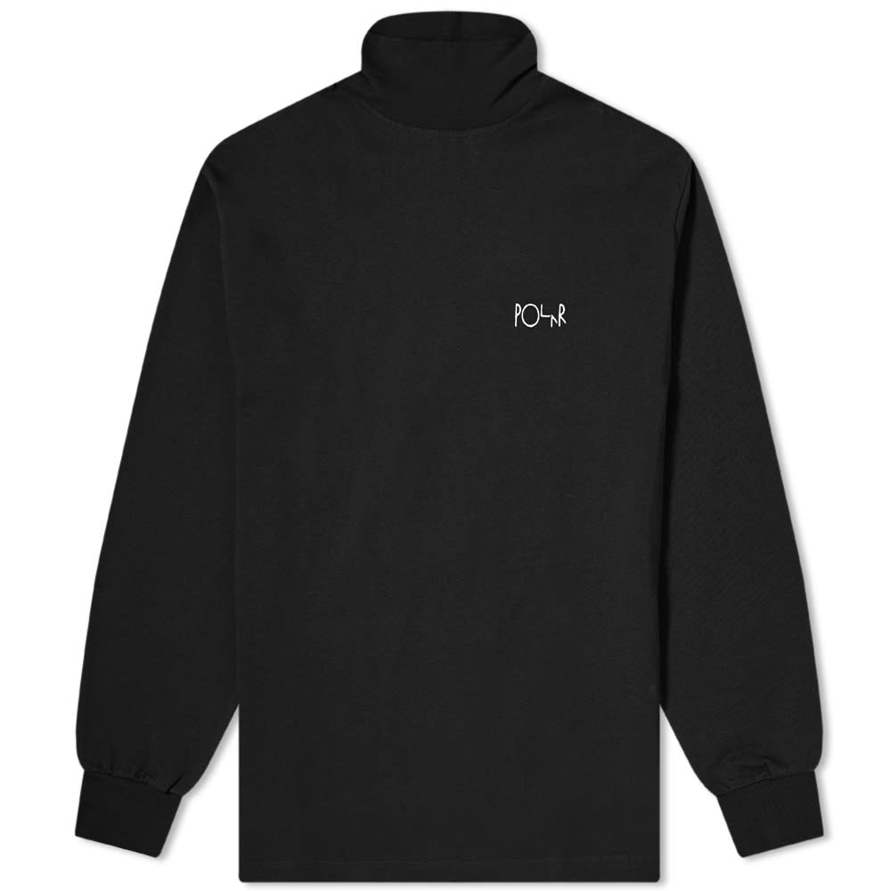 Keeping you covered during the shifting seasons, Polar Skate Co. updates its long-sleeved tee with a warming turtleneck this season and secures it with ribbed trims at each cuff. Detailed only with embroidered branding at the chest, it’s the perfect layering piece during the cooler months of the year.   100% Cotton Roll Neck Embroidered Branding Ribbed Trims Made in Portugal