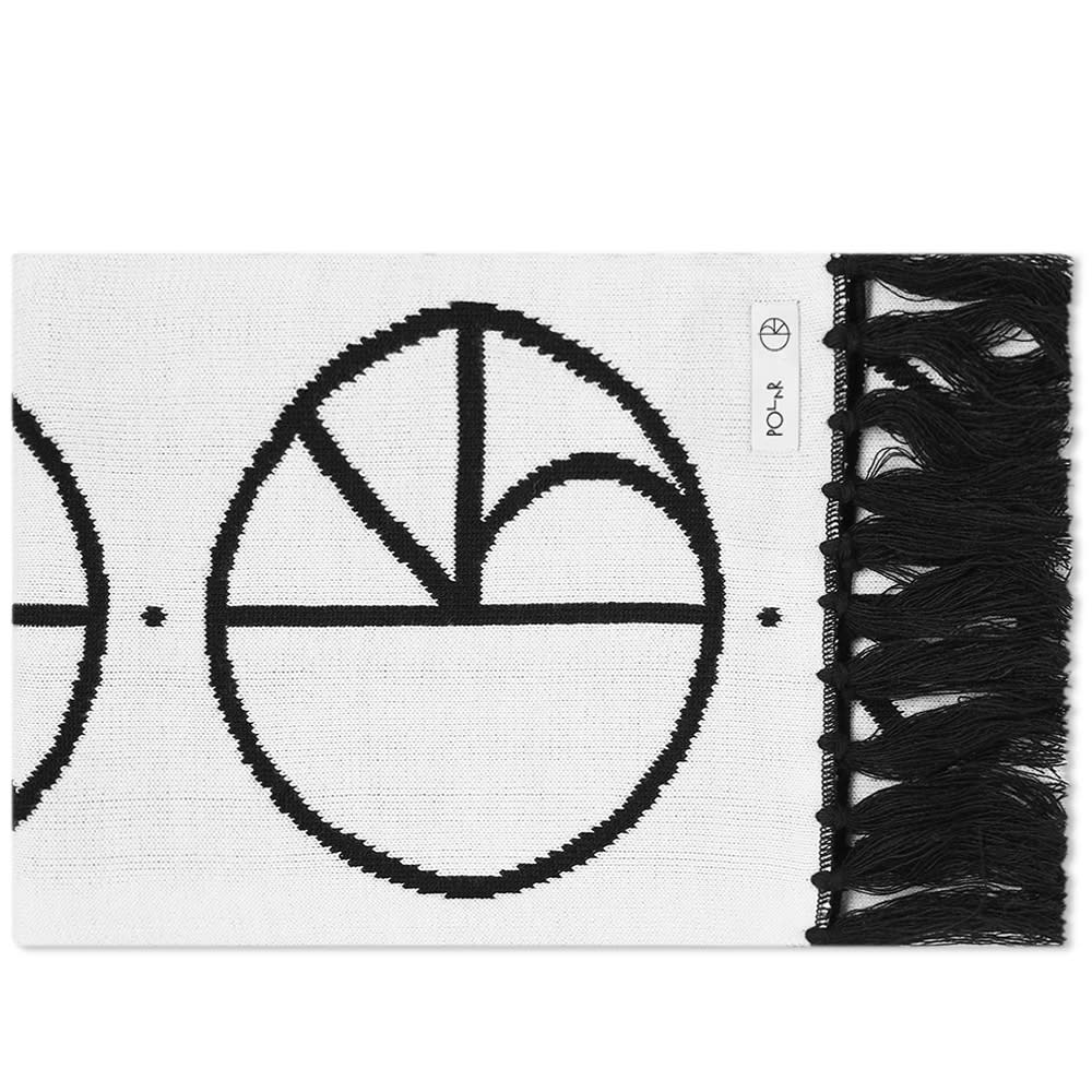 Keeping you warm during those chilly winter months, Polar Skate Co.’s scarf is crafted from a premium wool-blend this season and comes tasseled at each edge. Decorated with engineered branding throughout, it boasts authentic skate-ready appeal.  70% Acrylic, 30% Wool Engineered Branding Woven Brand Patch Tasseled Edges Made in Poland