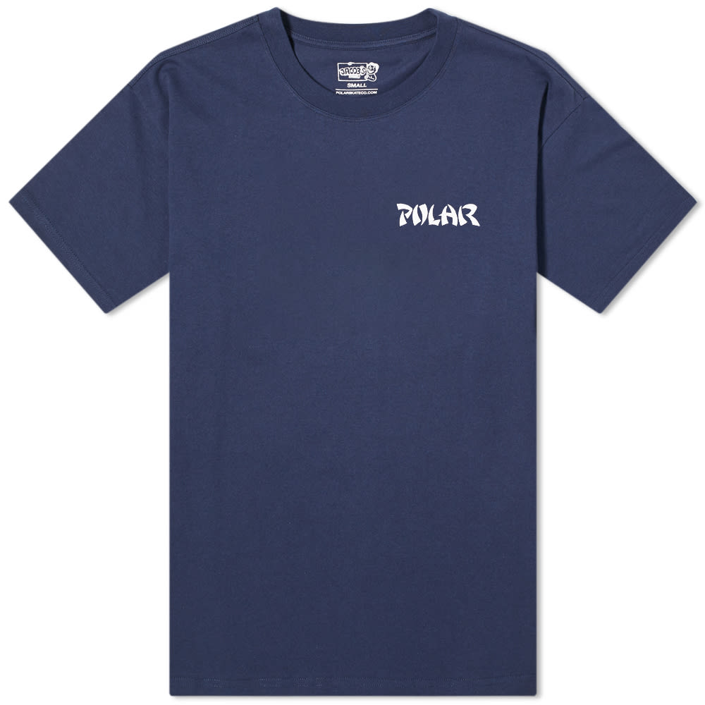 Continuing to pave their own way for skateboarding apparel, Polar Skate Co. take inspiration from abstract artwork for the ‘Torso’ tee. Comfortably cut from cotton, this short sleeve style is embellished across the back with a contrasting graphic, whilst the Polar moniker decorates the chest for a stand-out finish. 

100% Cotton
Ribbed Crewneck 
Printed Branding
Made in Portugal
