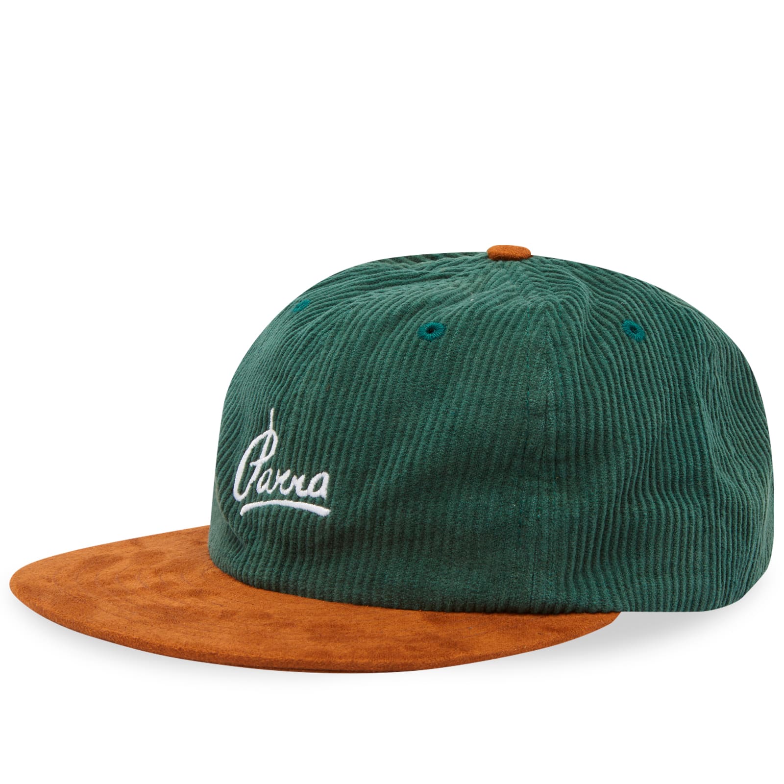 By Parra Painters Script Cord 6 Panel Cap Pine Green | END. (KR)
