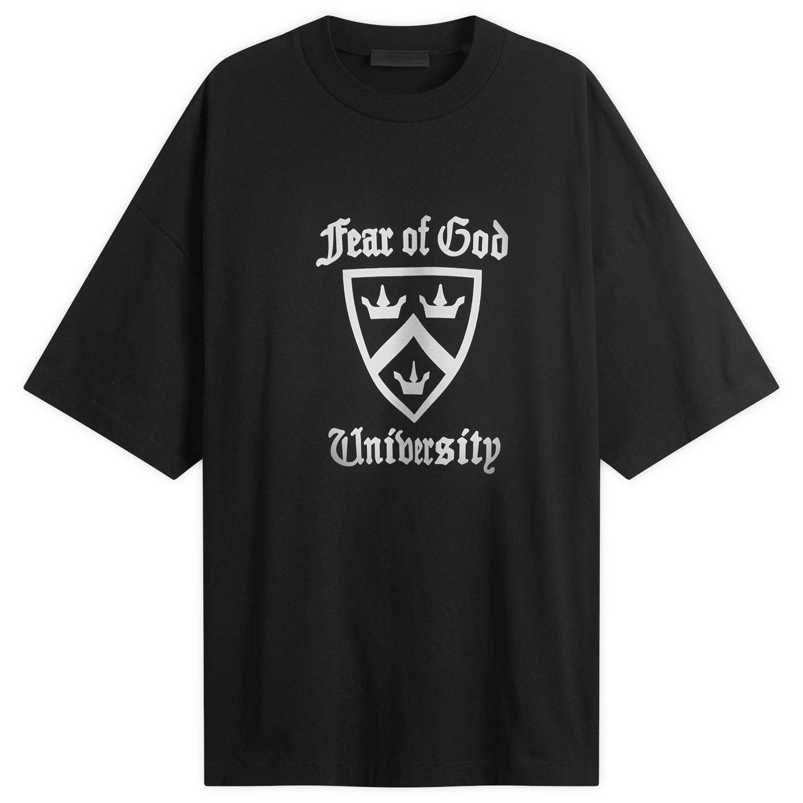 【Fear of God】ウール 半袖 Tシャツ（ブラック） FEAR OF GOD Seventh Collection Black Cotton Short Sleeve T