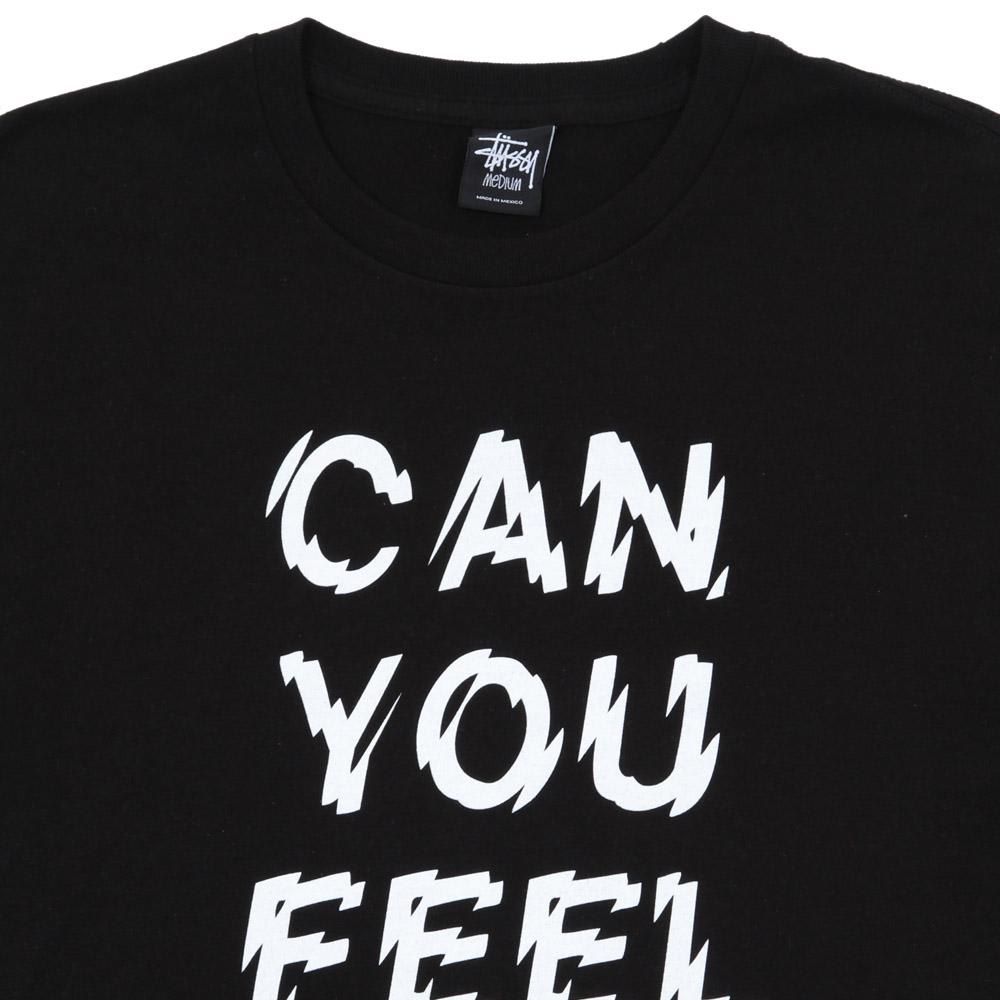 Stussy Can You Feel It? Tee Black & White | END. (GB)