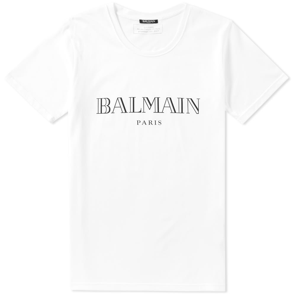 Balmain Logo Tee White | END.