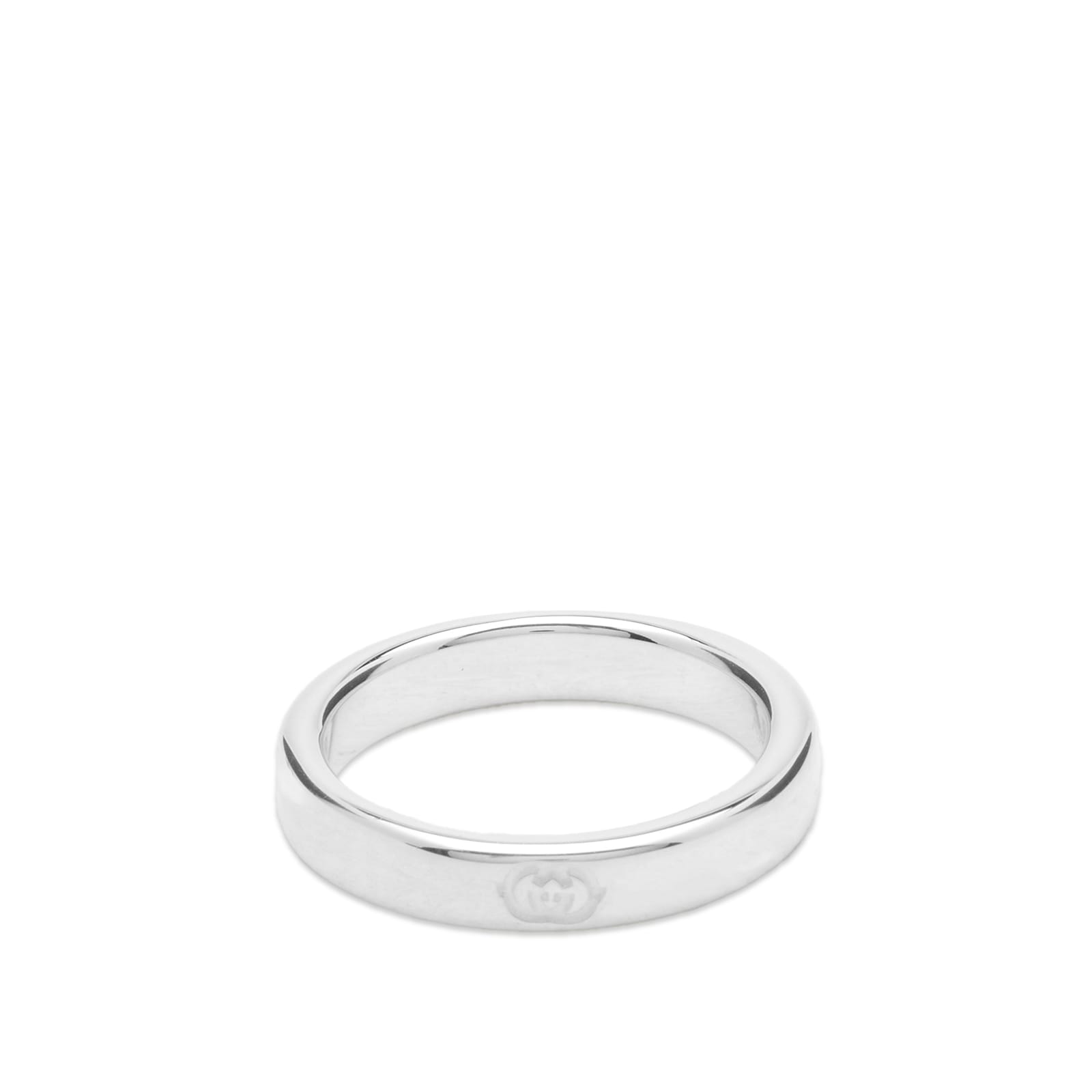 Gucci Tag Ring 4mm Silver END. (GB)