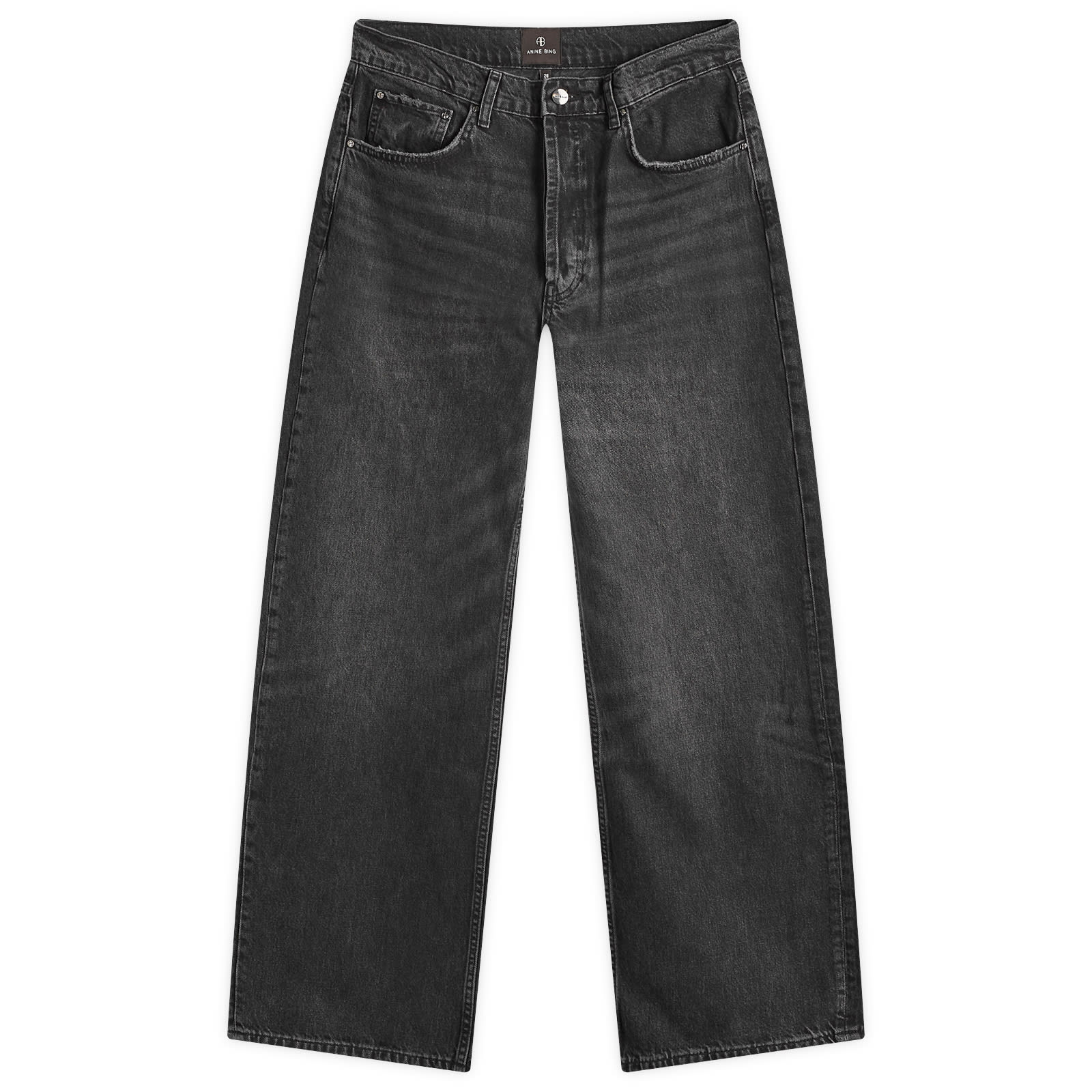 デニム・ジーパン ANINE BING Woman Jeans Grey A0610593 WHG21 Anine Bing Manon Jeans Dark Grey | END. (US)