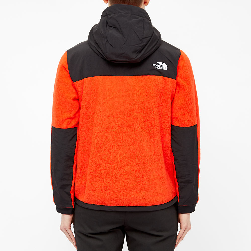 hooded denali north face